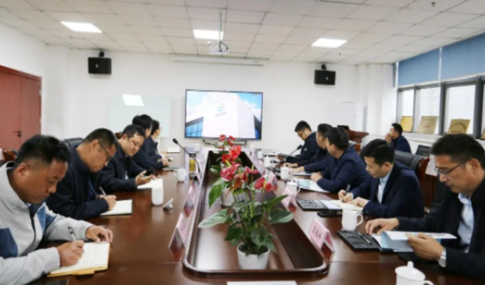 熱烈歡迎明光市發(fā)改委主任朱其昊一行蒞臨我司調(diào)研指導(dǎo)